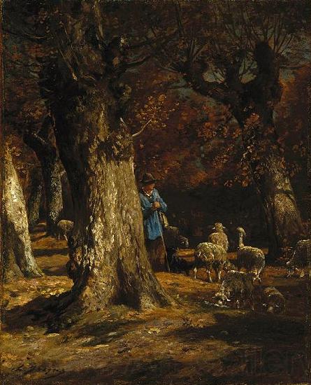 Charles Jacque The Old Forest